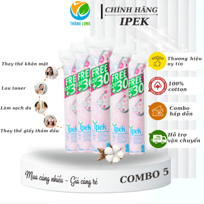 bông tẩy trang cotton chất lượng